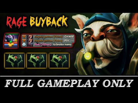 TA can't kill meepo, so she buyback and DESTROYS her item - Full Gameplay Meepo #320