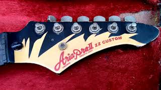 Video thumbnail for Forsale Iconic Rock Guitar 80's Aria Pro II ZZ Custom (Made in Japan) by MasHoed