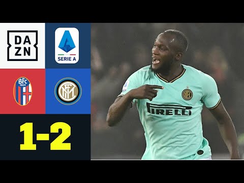 Lukaku-Doppelpack! Inter vorläufig an Tabellenspitze: Bologna - Inter Mailand 1:2 | Serie A | DAZN
