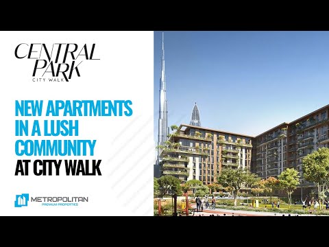 Meraas Central Park Castleton: 1, 2, 3 & 4BR Apartments in City Walk Dubai
