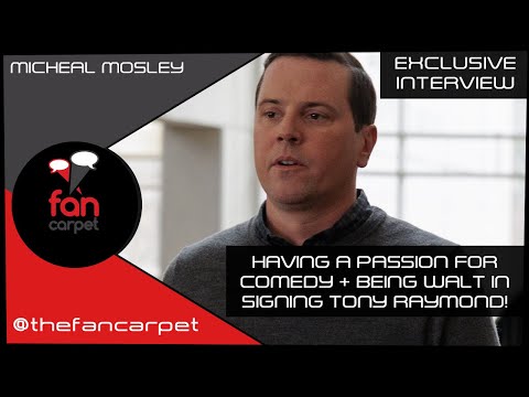 EXCLUSIVE Interview: Michael Mosley | Signing Tony Raymond | Scrubs