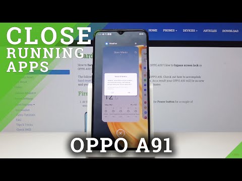 How to Turn Off Running Apps in OPPO A91 – Delete Background Apps