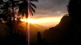 Buddhist Monks Chanting at Sunrise (Ella, Sri Lanka)