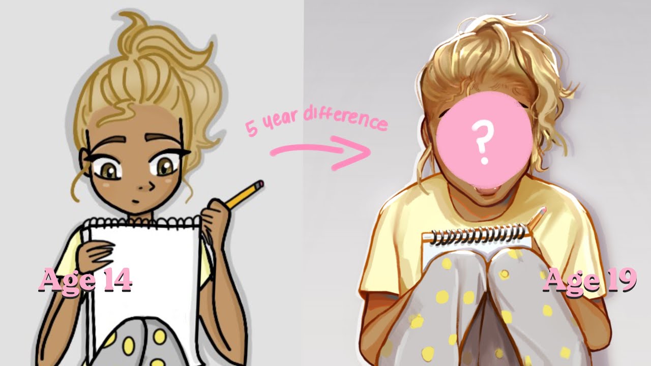 Redrawing old art! 5 YEARS difference