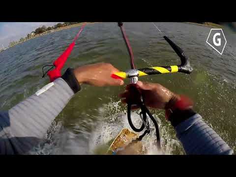 Gilion Fluid kiteboarding - at Muiderberg