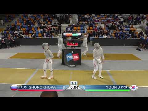 2022 152 T64 09 F S Individual Orleans FRA GP 2 YOON KOR vs SHOROKHOVA RUS