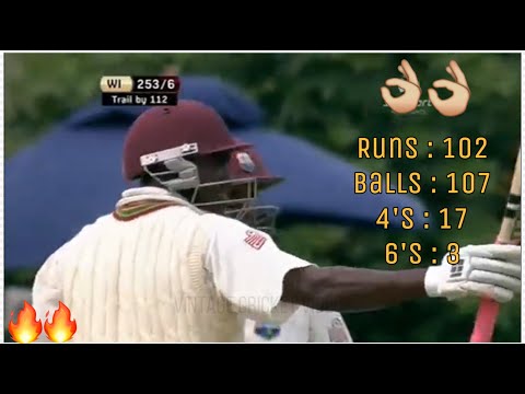 The Only Test Century by Jerome Taylor , Goes Hard on Vettori, Hard Hitting 6's and Beautiful Drives