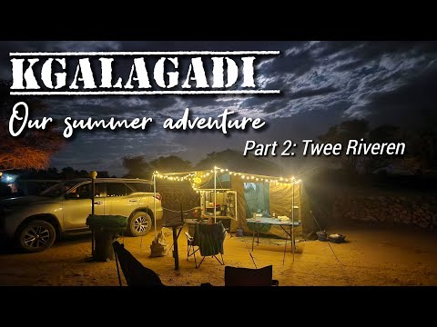 Kgalagadi: Our summer adventure -  Part 2 Twee Rivieren to Nossob