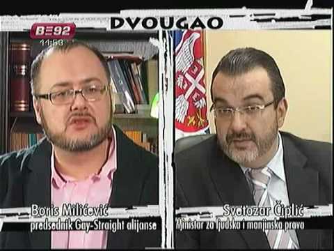 B92 Boris Milićević Vs Svetozar Čiplić Dvougao 21-02-2009