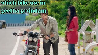 Which bike use in geeta govindam ll vijay deverako