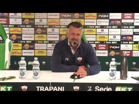 Trapani-ChievoVerona 1-0. Mister Francesco Baldini dopo la gara
