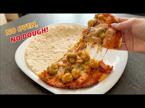 Crispy Lavash Pizza in a Pan. That's It!