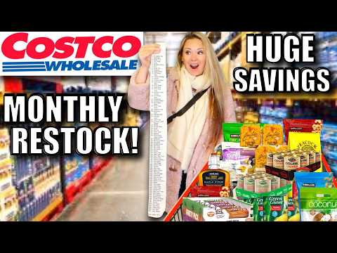 MASSIVE SAVINGS on Our Monthly Costco Restock!