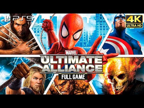 Marvel Ultimate Alliance - Full Game Walkthrough (PS5) 4K 60FPS
