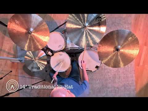 Bosphorus 14" Traditional Series Hi-Hat Cymbals image 7