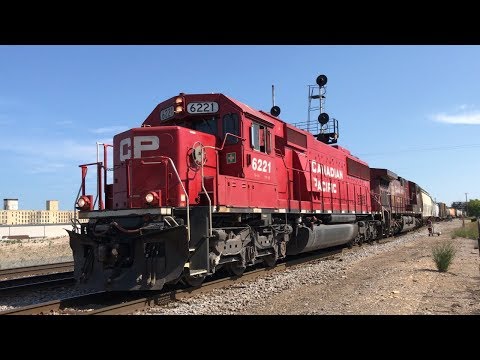 CP SD60 Leading 287 Through Milwaukee
