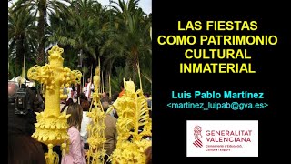 Las fiestas como patrimonio cultural inmaterial