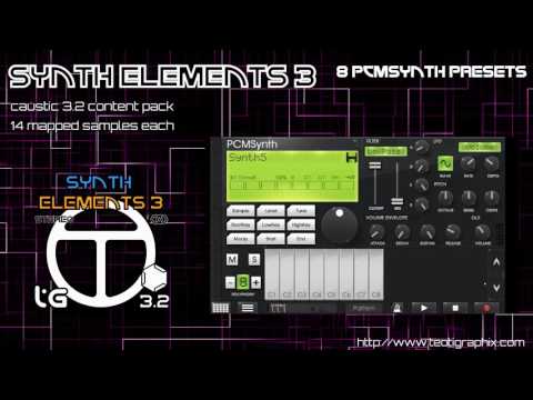 Caustic 3.2 Synth Elements Pack 3 Video