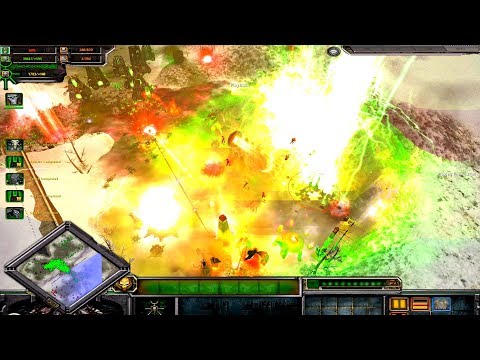 Necrons vs Space Marines vs Chaos Daemons vs Dark Eldar - 40k Ultimate Apocalypse Mod