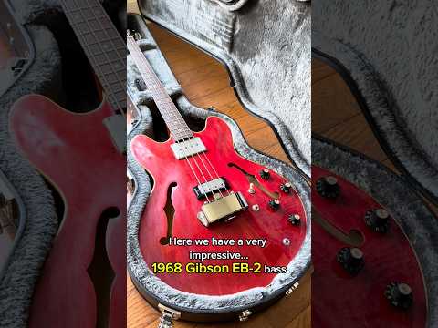 1968 Gibson EB-2 Electric Bass - Cherry Red Bild 20