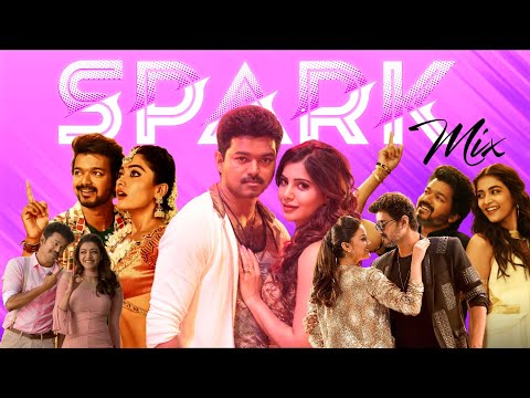 SPARK VIDEO MASHUP | SPARK SONG |  THALAPATHY MIX | GOAT | THALAPATHY VIJAY | JD SATHISH