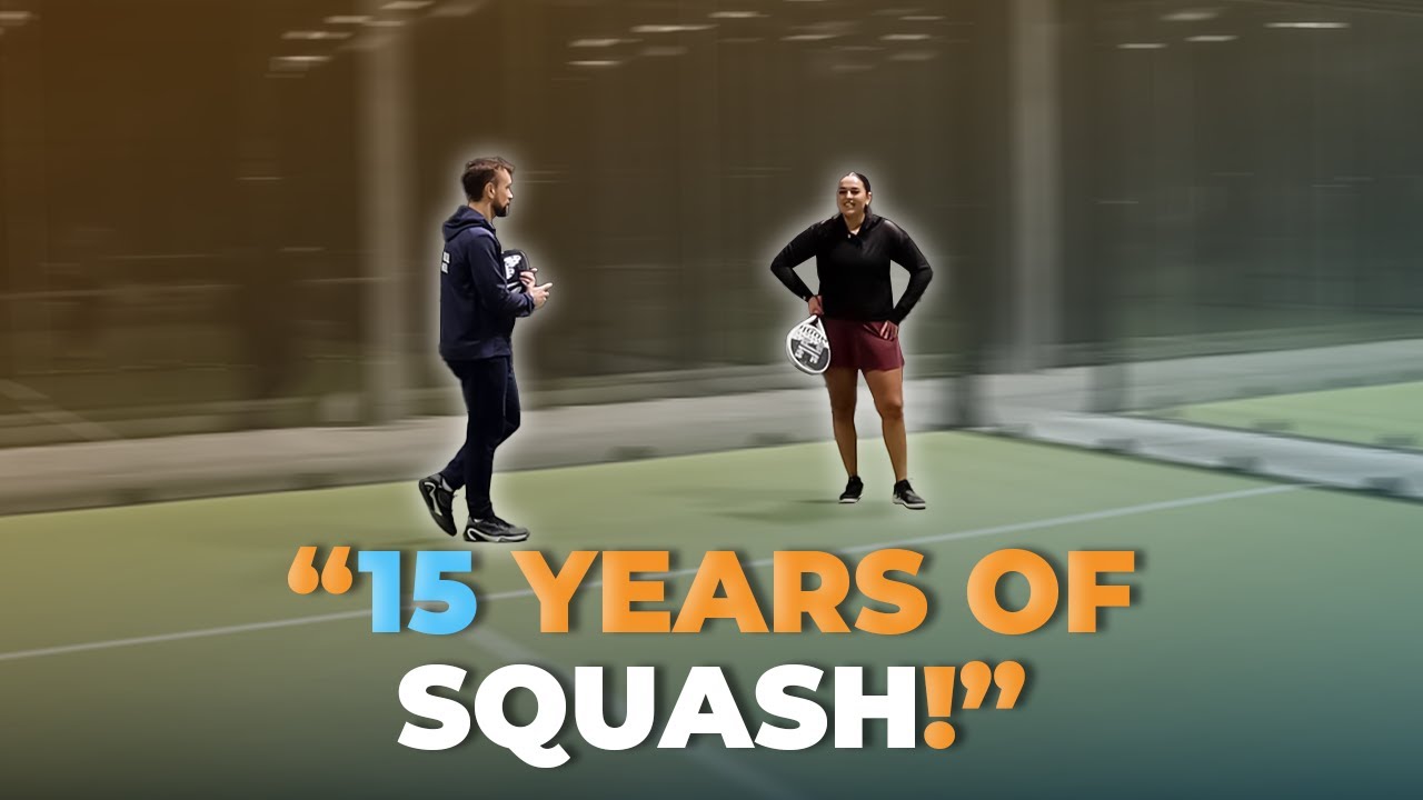 Back glass control: compact swing and footwork