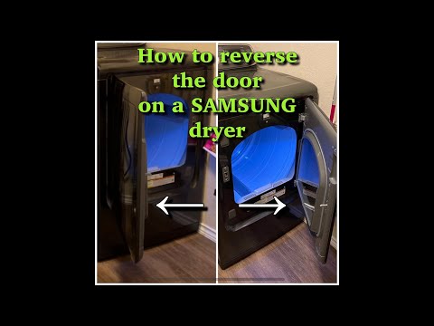 How to properly reverse/switch your Samsung dryer door. Easy to follow tutorial.