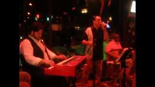 8-1-14 Rob Paparozzi, Sam Sherman, and Bernard (pretty) Purdie at Barnacle Bills