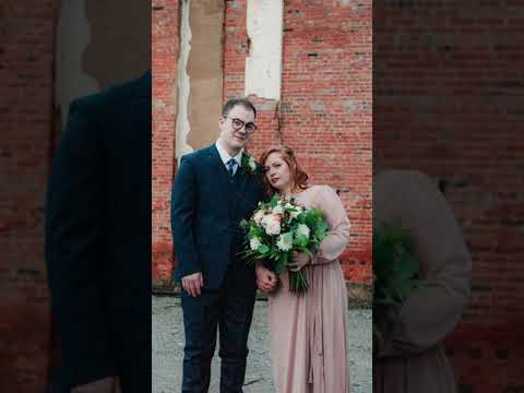 Andrew and Chloe's wedding, in their favorite coffee shop