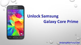 How to Unlock Samsung Galaxy Core Prime Mobile - When Forgot Password