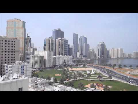 Man made lake in Shariqah