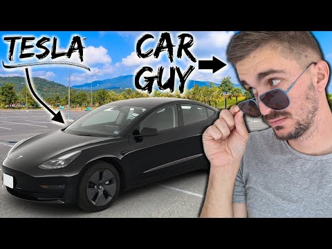 I Hate it But I Love it - Diehard Petrolhead Drives a Tesla for The First Time in His Life
