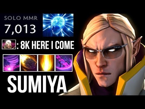 SumiYa Invoker Boss You Don't Wanna Meet in Ranked vs AM Epic Combo Gameplay 7k Dota 2