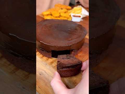 How to share FRIED CHICKEN and CHOCOLATE cake with your sibling properly?😅❤️🍰🍗| CHEFKOUDY