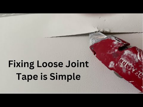 Fixing Bubbles Behind Joint Tape is Simple