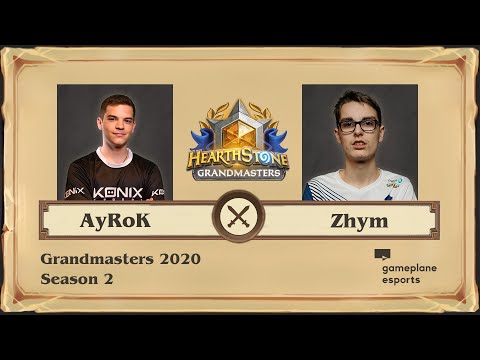 [RU] AyRoK vs Zhym | Hearthstone Grandmasters Season 2 (19 сентября 2020)