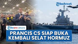 Macron Terjun Langsung ke Kapal Induk di Mediterania, Bersiap untuk Misi Pembukaan Selat Hormuz
