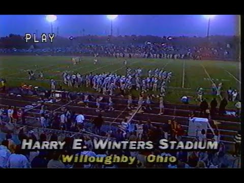 Wickliffe (Ohio) vs Willoughby South football - September 18, 1987
