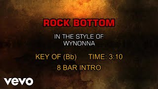 Wynonna - Rock Bottom (Karaoke)