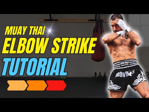 Basic Muay Thai ELBOW STRIKE Technique TUTORIAL