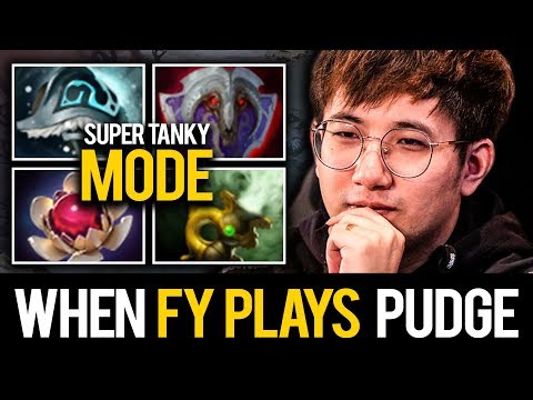 When Rubick GOD Plays Pudge - INSANE FY Pudge TANKY MODE | Pudge Official