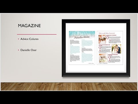 Advice Column Overview Danielle Oser Source