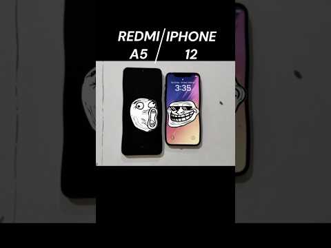 Redmi A5 vs iPhone 12 - Insane Speed Test⚡️#shorts #viralvideo