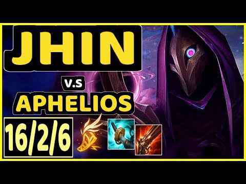 SNEAKY (JHIN) vs APHELIOS - 16/2/6 KDA BOTTOM ADC CHALLENGER GAMEPLAY - NA