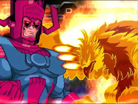 Fully powered Galactus VS Phoenix Force