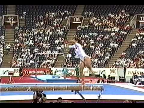 11th Team FRA Karine Boucher BB - 1991 World Gymnastics Championships 9.112