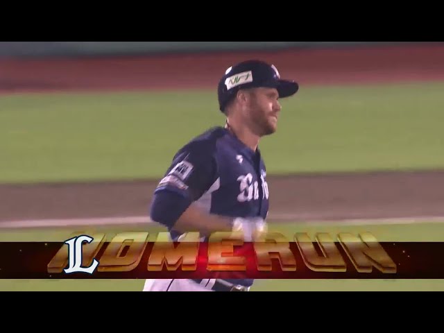 【3回表】ライオンズ・マキノン スタンド中段に飛び込む2ランホームランを放つ!! 2023年9月21日 東北楽天ゴールデンイーグルス 対 埼玉西武ライオンズ