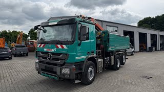 Mercedes-Benz Actros 2548 MP3 Kipper Kran Bordmatic Palfinger PK 16001 AHK dump truck for sale - Image 4 | Autoline GH Mercedes-Benz Actros 2548 MP3 Kipper Kran Bordmatic Palfinger PK 16001 AHK dump truck | Image 4 - Autoline