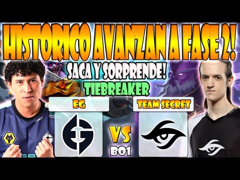 EG VS TEAM SECRET [BO1]TIEBREAKER- PAKAZS, WISPER,MATTHEW VS CRYSTALLIS - DREAMLEAGUE SEASON 20-DOTA