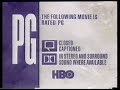 HBO PG Rating Bumper 1991